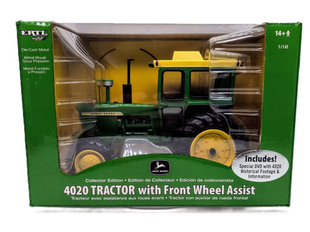 1/16 John Deere 4020 Tractor W/ Front Wheel Assist Collector Edition - Farm Toy