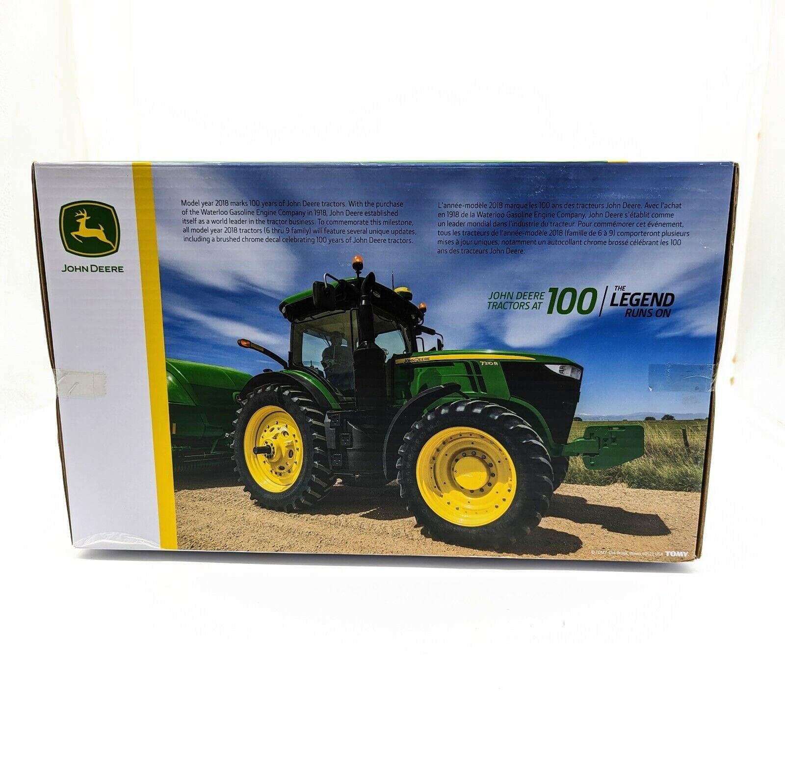 1/16 John Deere 7310R Prestige Tractor, Silver, 100Th Ann., Special Edition.