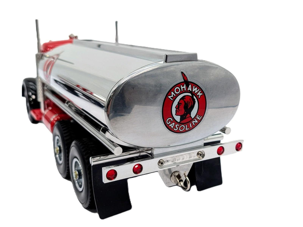 Fred Thompson Smith Miller Mohawk Gasoline Tanker Truck w/ Pup Trailer.