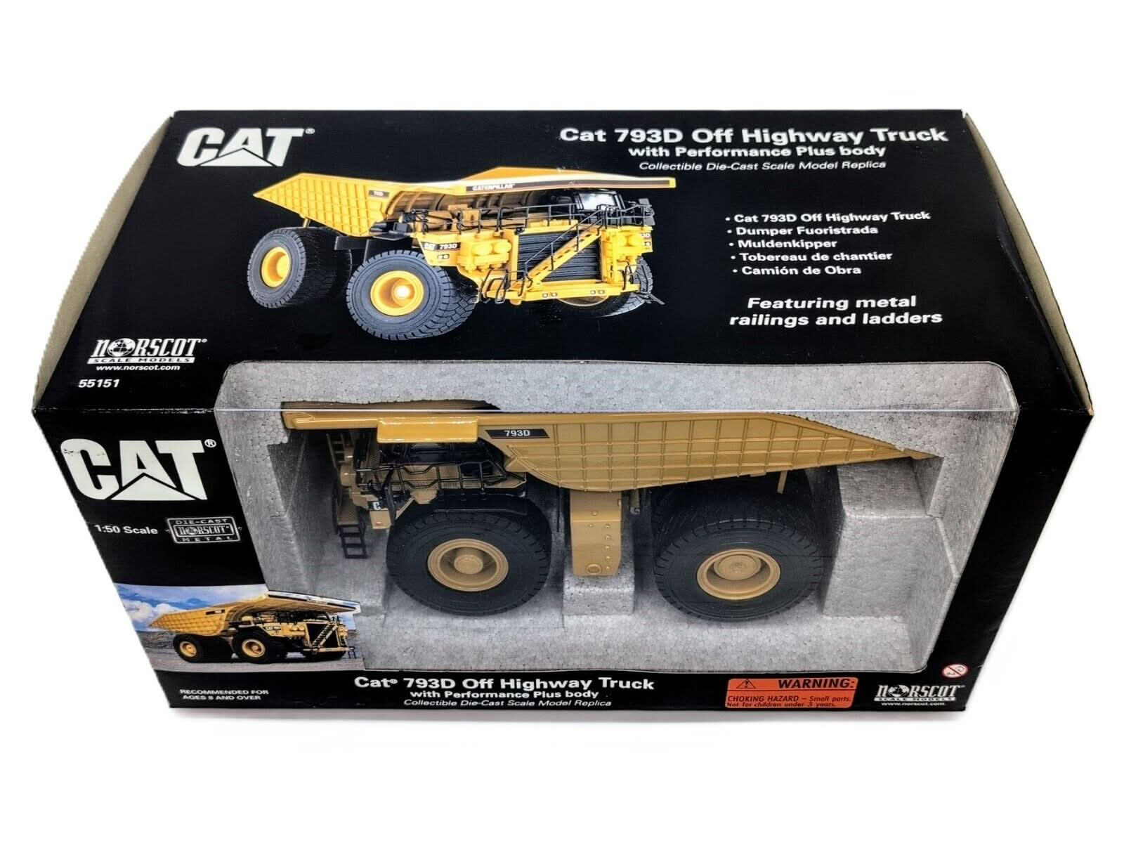 1/50 CAT 793D Off Highway Truck w/ Performance Plus body Norscot - Farm Toy Tractor