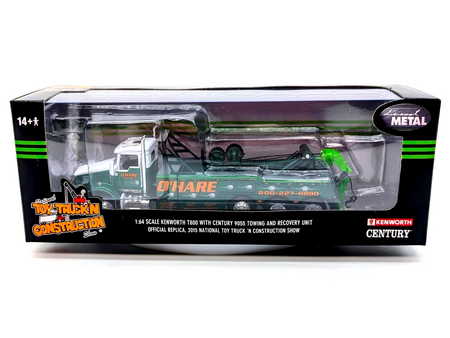 1/64 DCP Kenworth T800 Tow & Recovery Wrecker O' Hare Towing Series 