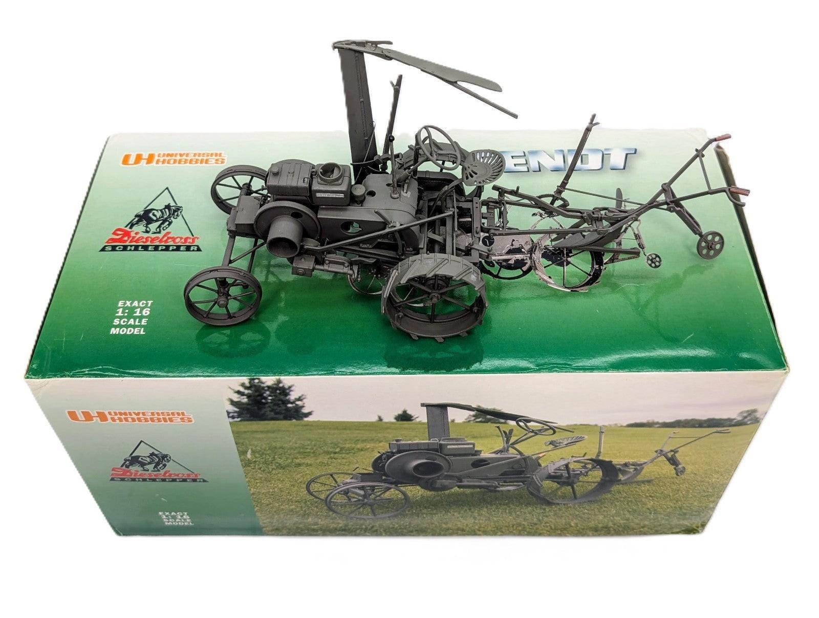 1/16 Fendt Dieselross with Side Mower & Plough.