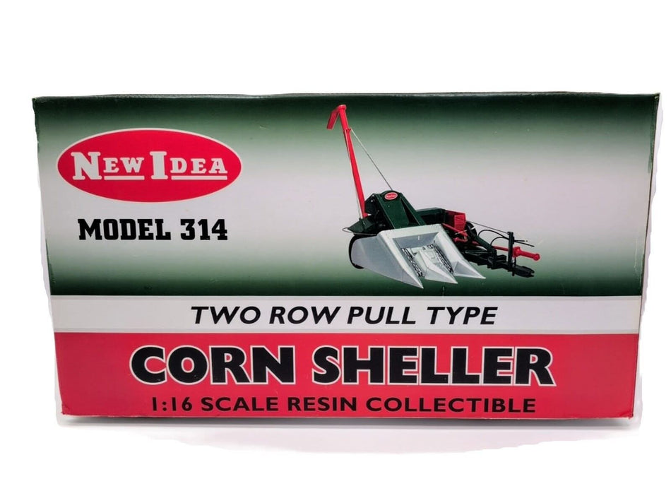 1/16 New Idea Model 314 Two Row Pull Type Corn Sheller - Farm Toy