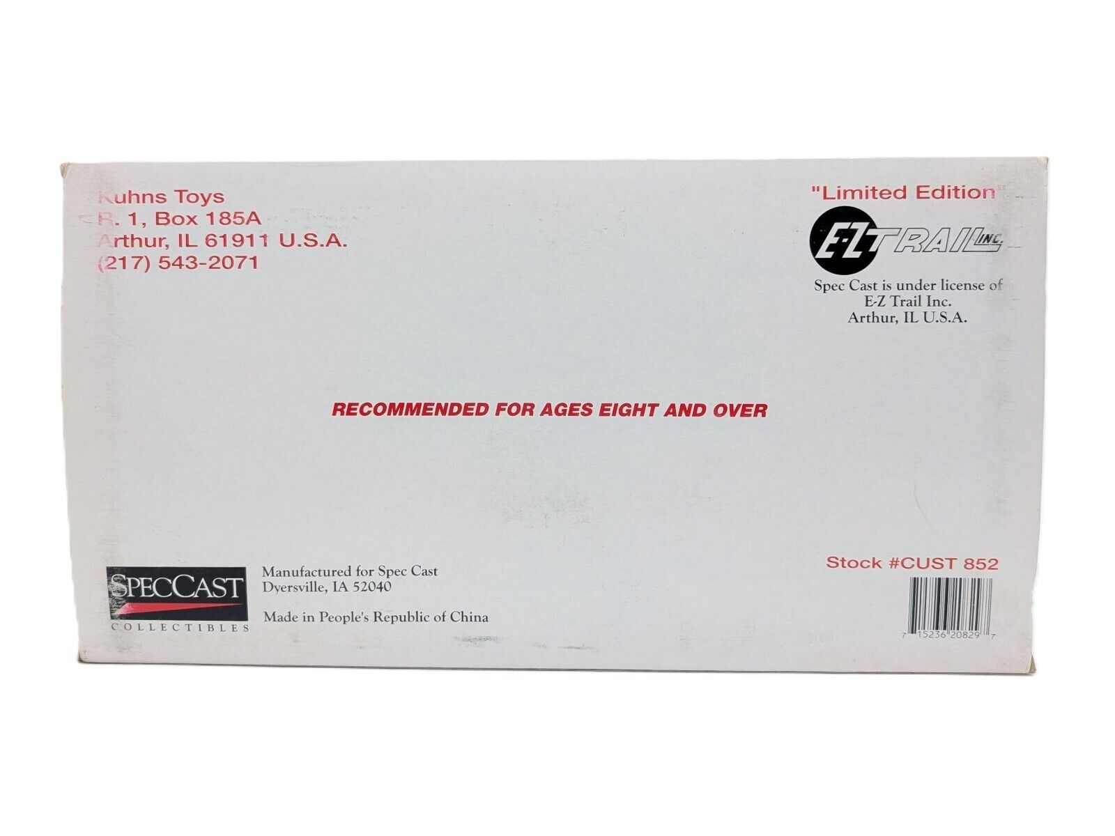 1/16 EZ Trail Gravity Wagon, Red, Model 500 OEM Sealed 