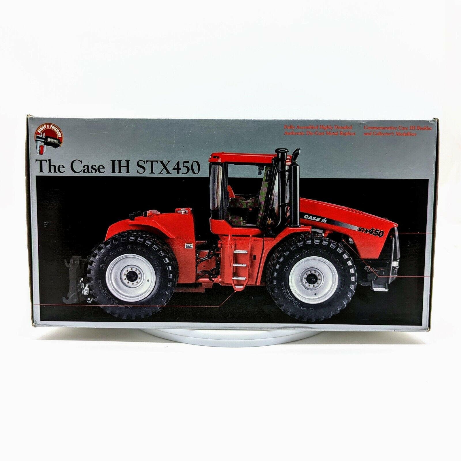 PRECISION 1/32  CASE-IH STEIGER STX 450 4WD/TRIPLES TRACTOR #14102 NIB.