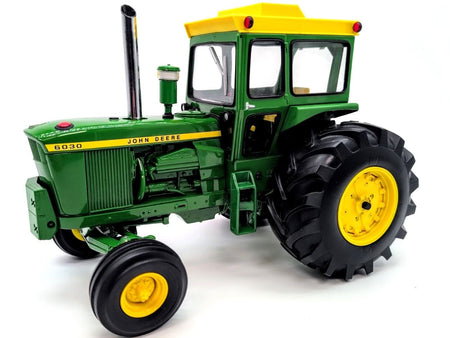 1/16 John Deere 6030, 2004 Plow City Show Custom Stacks & Hitch - Farm Toy Tractor