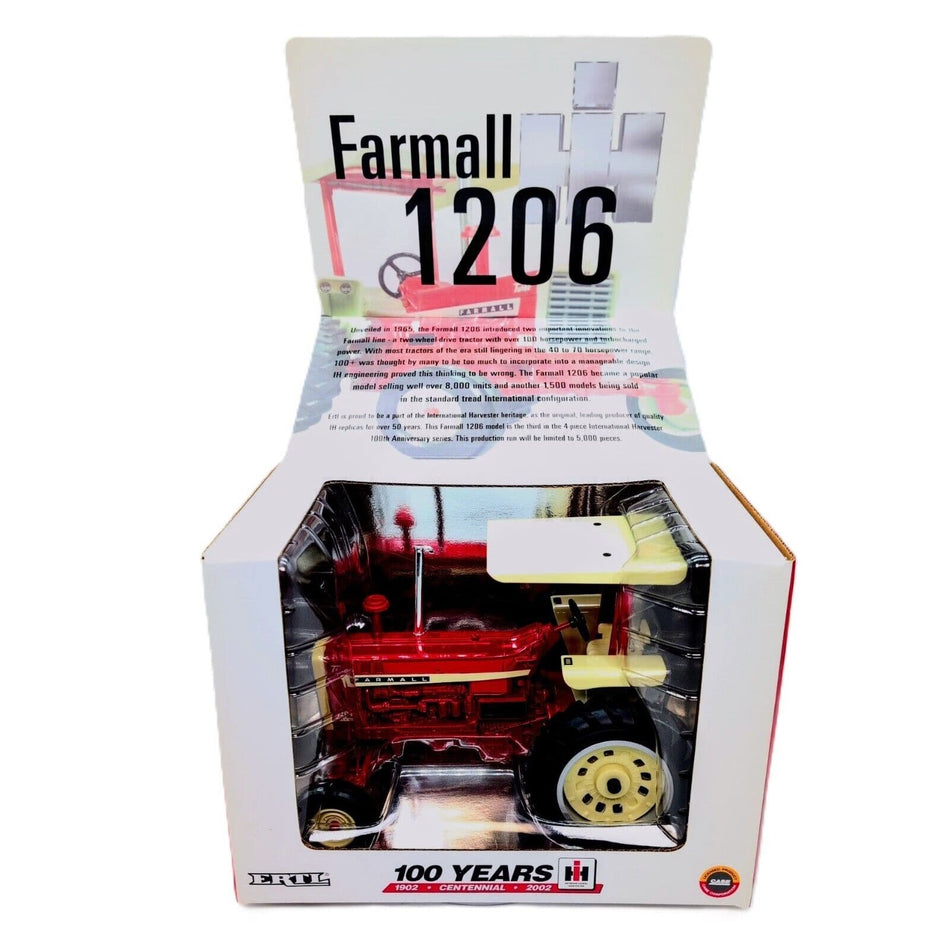 1/16 Farmall 1206 Tractor With Canopy, 100 Years of International Harvester