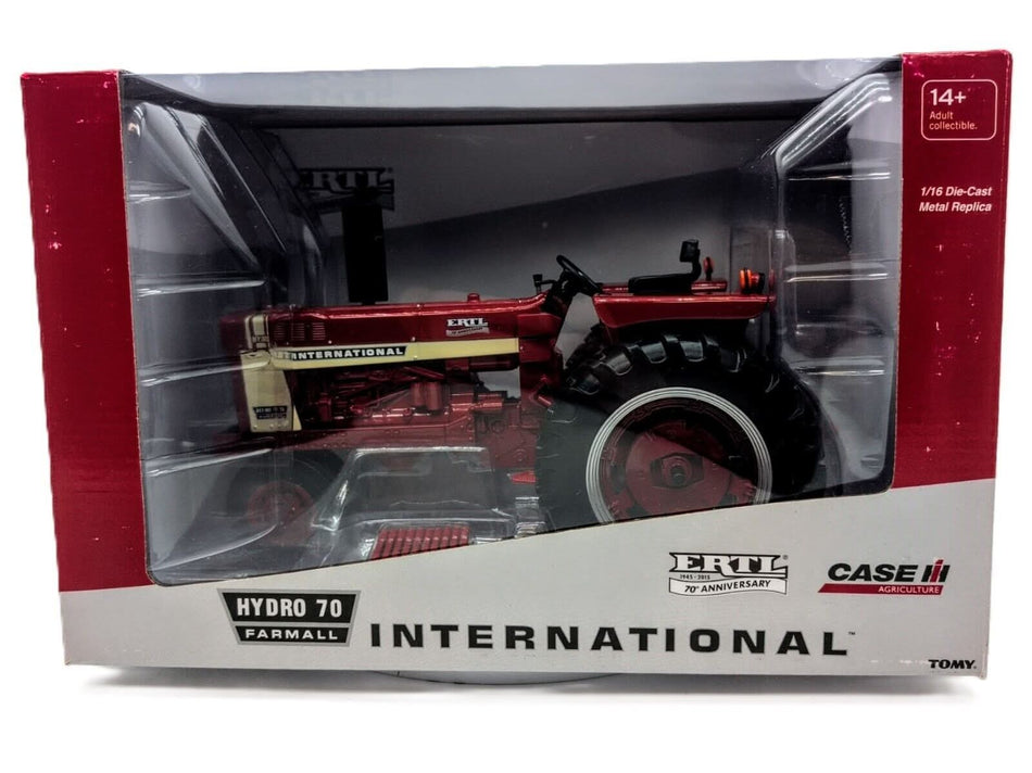 1/16 International Harvester Hydro 70 Farmall Tractor Wi/ Narrow Front, 70th Ann - Farm Toy Tractor