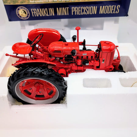 1/12 Case SC Tractor With Narrow Front Franklin Mint Precision Model - Farm Toy Tractor