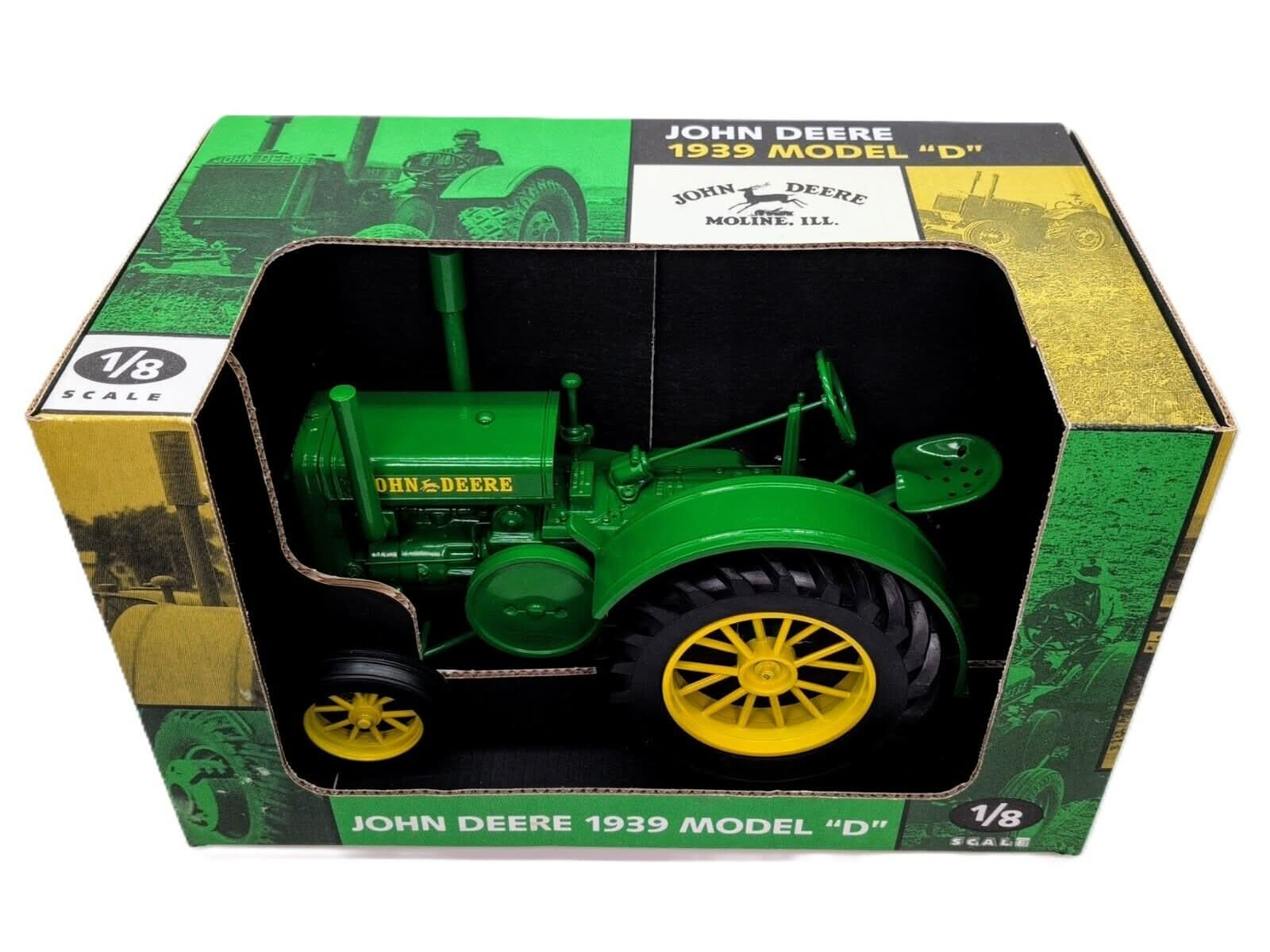 1/8 Ertl John Deere 1939 Model D Tractor, Scale Models - Farm Toy Tractor