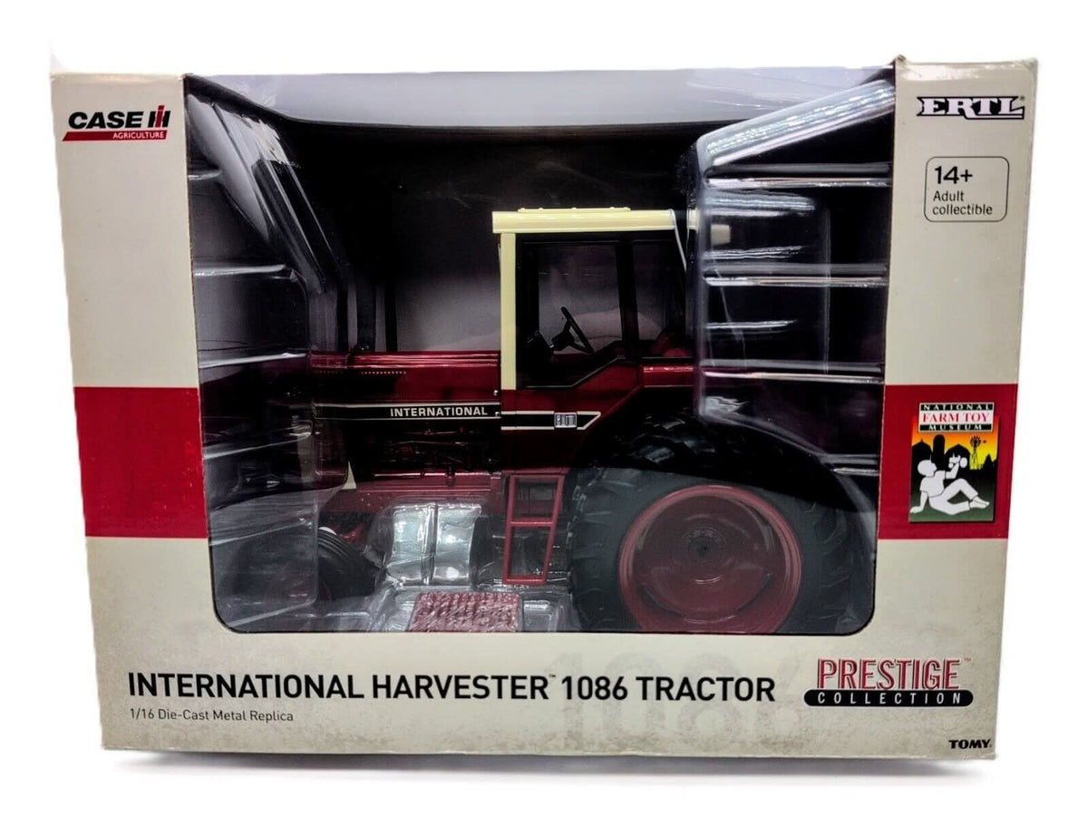 1/16 International Harvester 1086 Tractor With Duals, National Farm Toy Museum - Farm Toy Tractor