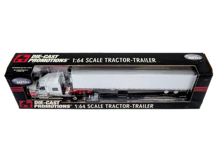 1/64 Freightliner White Sleeper Cab With Red Accents, Die-Cast Promotions DCP.
