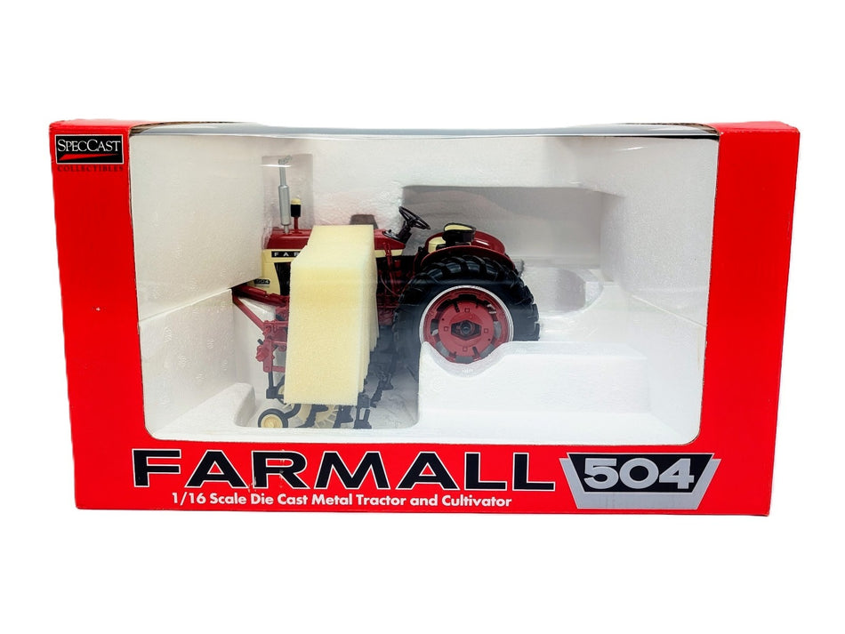 1/16 Farmall 504 Tractor & 468 Cultivator 2007 Summer Farm Toy Show Edition