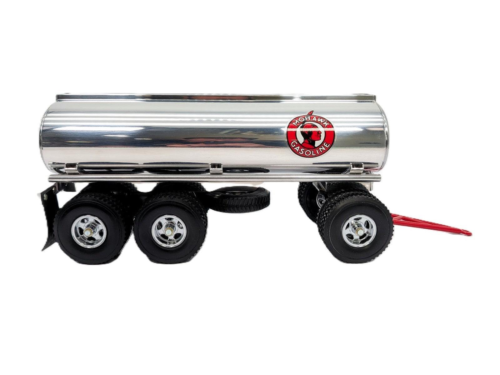Fred Thompson Smith Miller Mohawk Gasoline Tanker Truck w/ Pup Trailer.