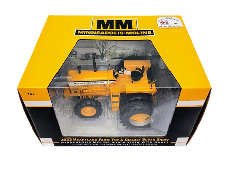 1/16 Minneapolis Moline G1000 Vista Tractor W/ Front Wheel Assist & Duals Chaser.