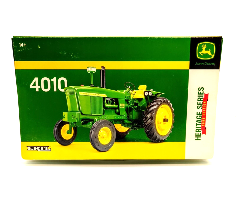 Detailed Replica of John Deere 4010 Diesel Tractor - Premium Quality Heritage Series Farm Toy