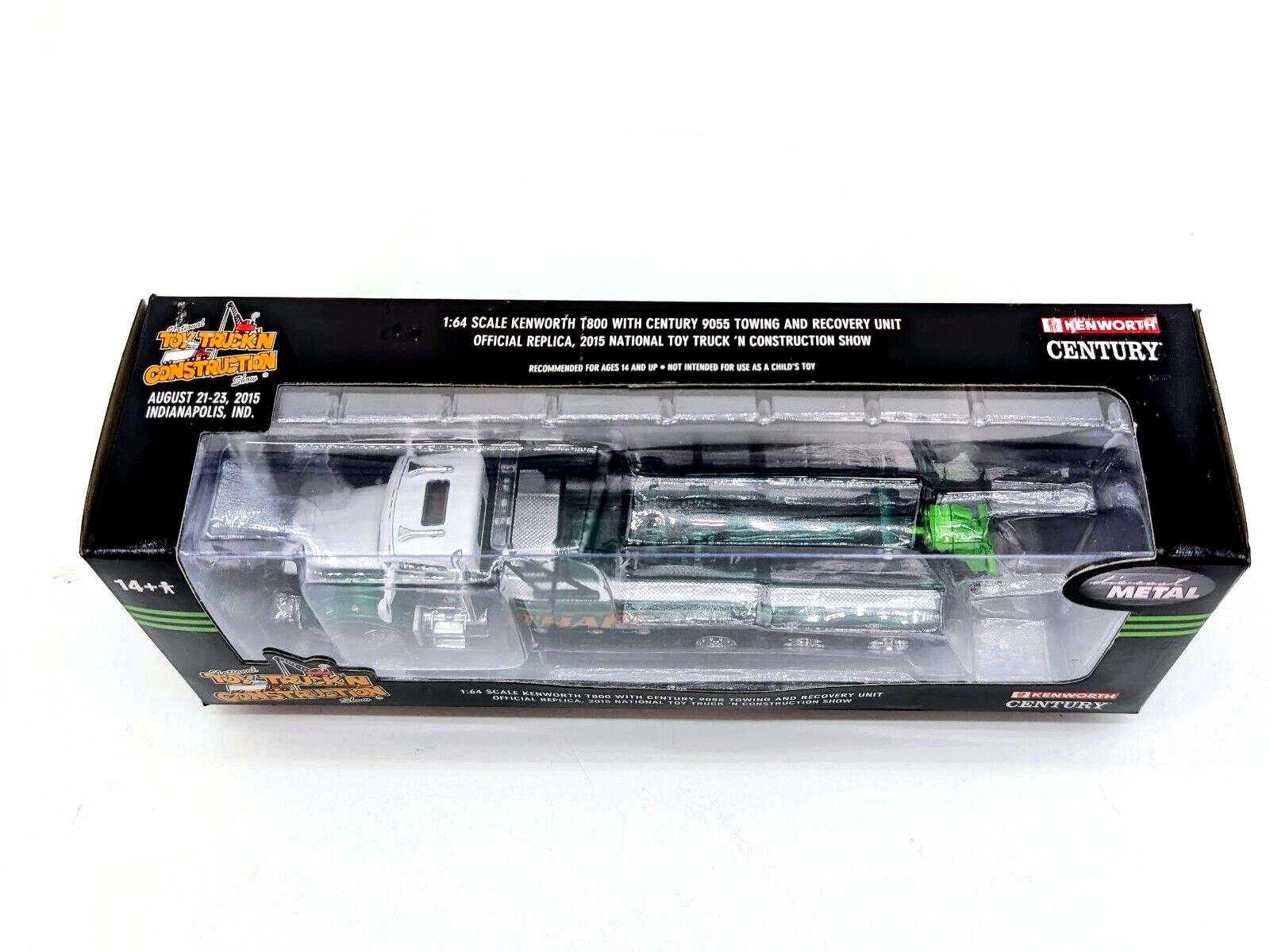 1/64 DCP Kenworth T800 Tow & Recovery Wrecker O' Hare Towing Series 
