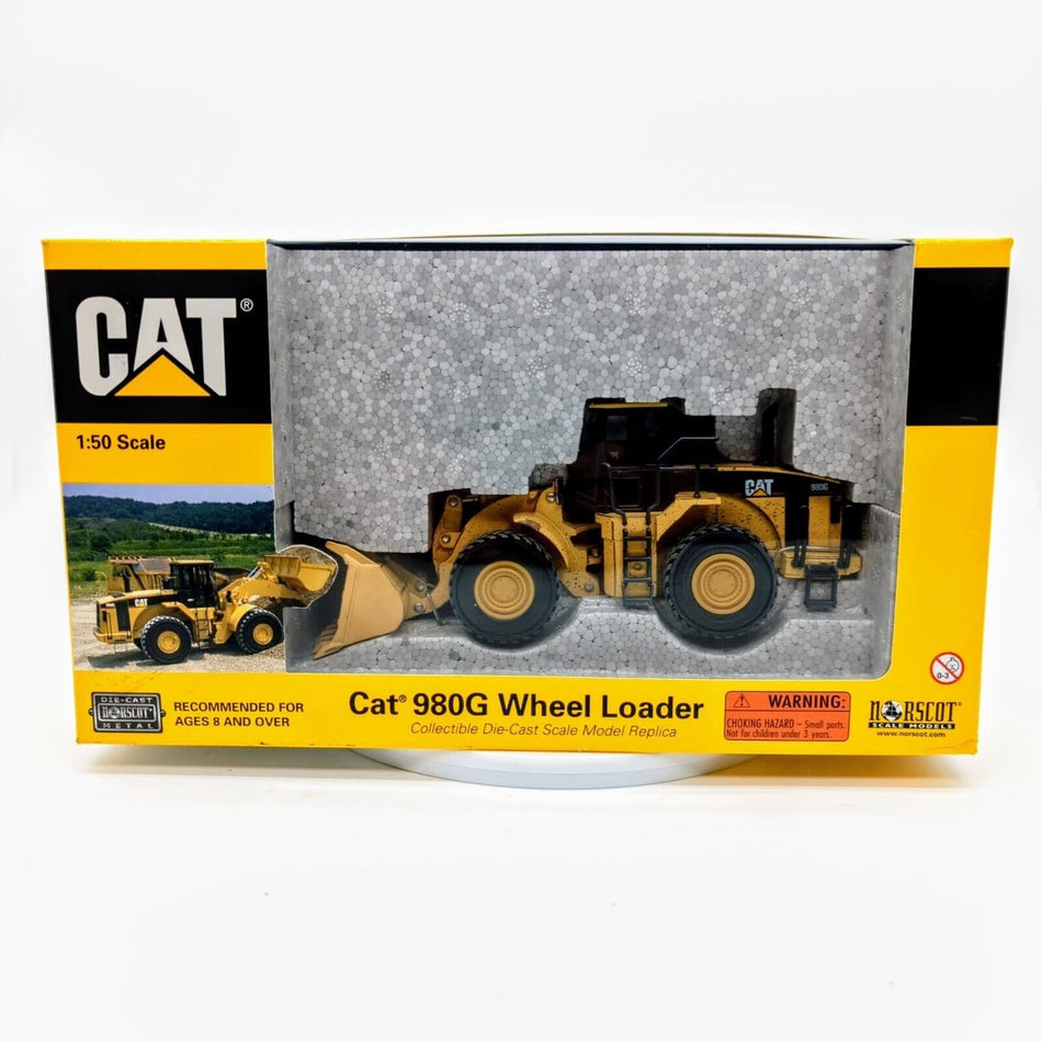 1/50 CAT 980G Wheel Loader Scale Collectible Die Cast By NORSCOT Model #55027