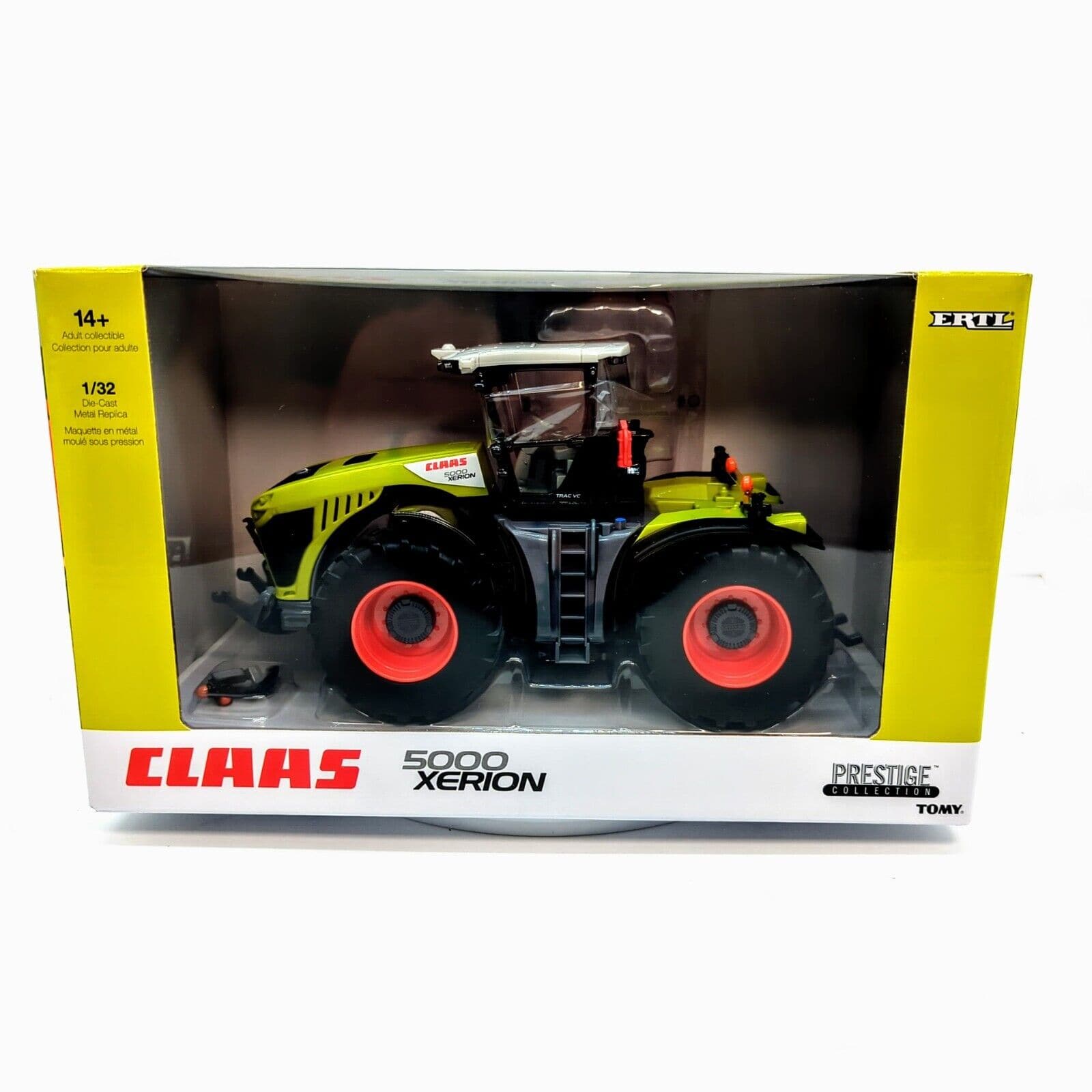 "1/32 scale Claas Xerion 5000 tractor toy for collectors and enthusiasts"