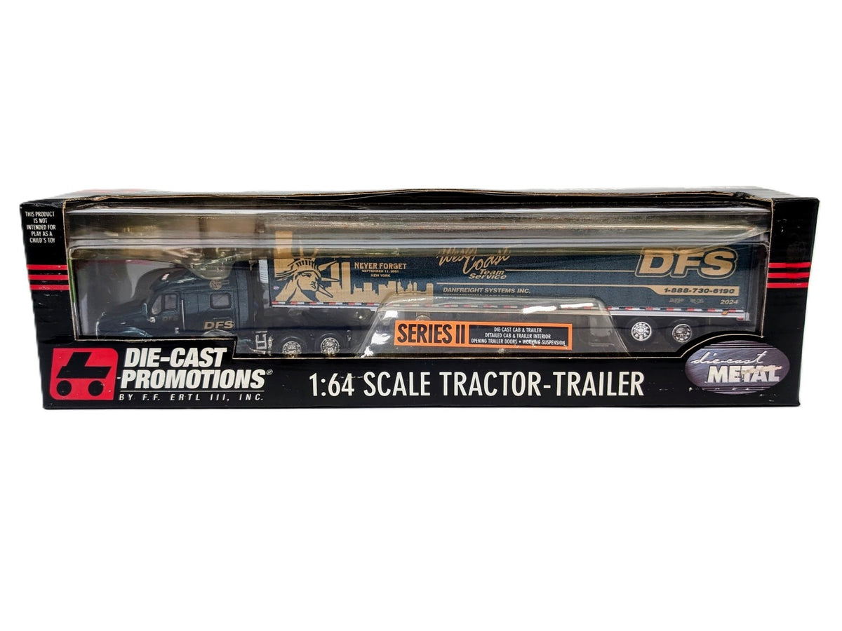 1/64 Peterbilt Tractor Trailer DFS Trucking Series 2 DCP Stock#30225.