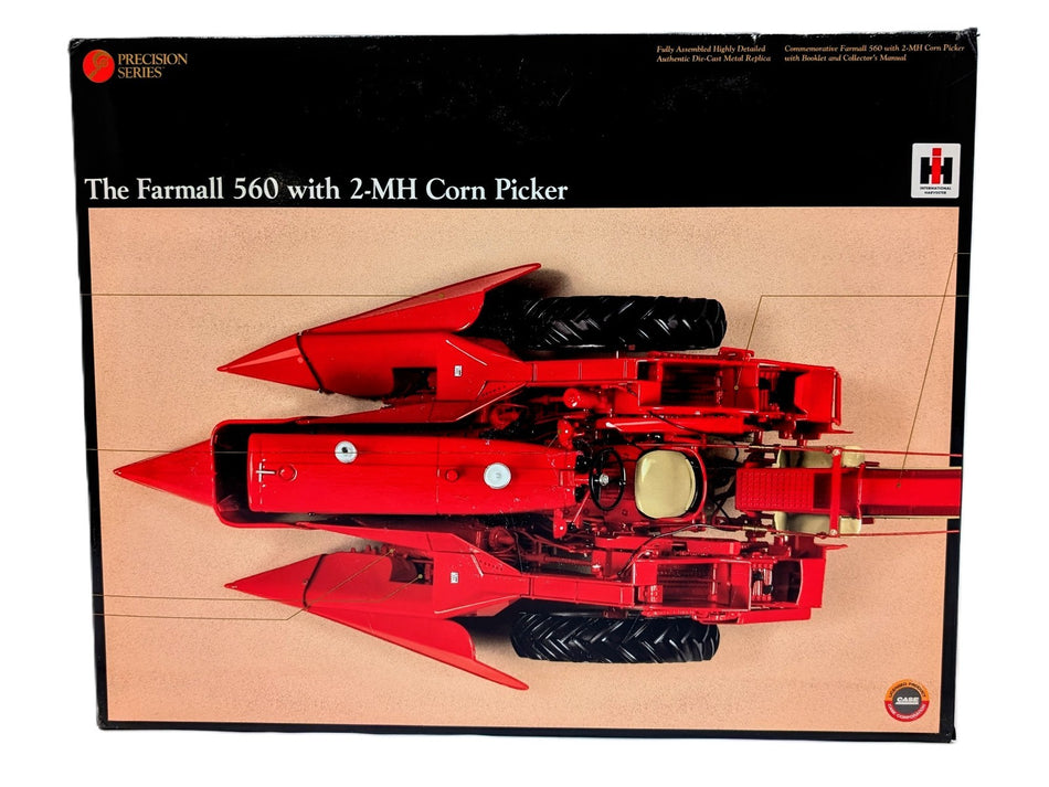 1/16 International Harvester Farmall 560 Tractor With 2-MH Corn Picker