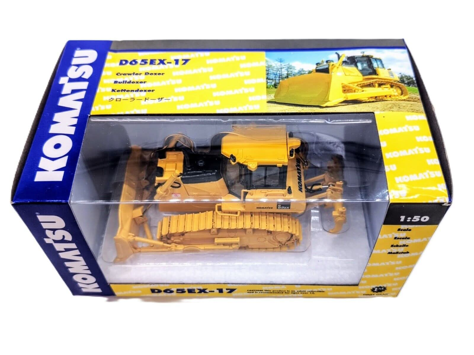 1/50 Komatsu D65EX-17 SIGMA Dozer with Ripper - Farm Toy Tractor