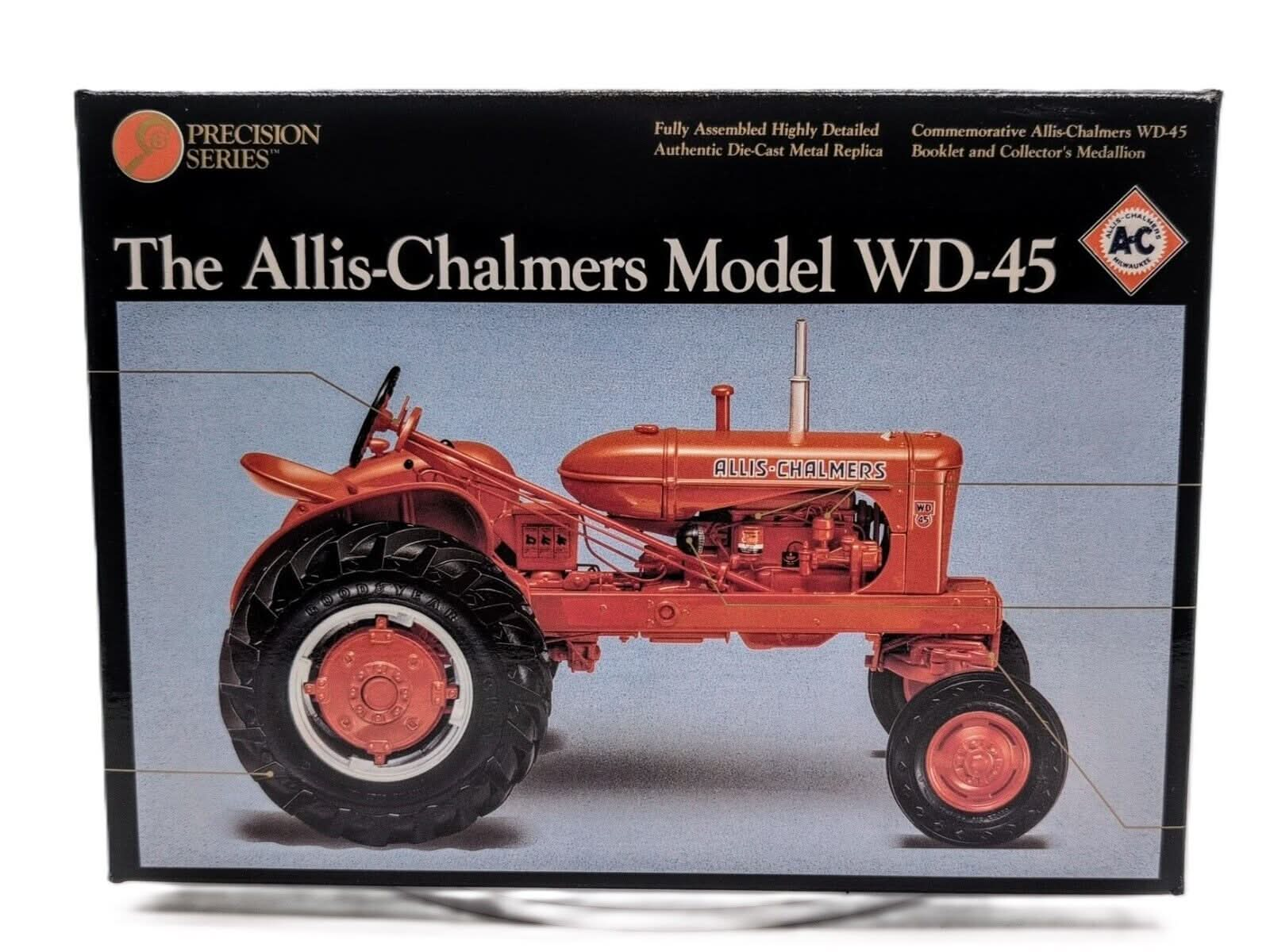 1/16 Allis Chalmers WD-45 Tractor With Wide Front, Precision Series #3 - Farm Toy Tractor