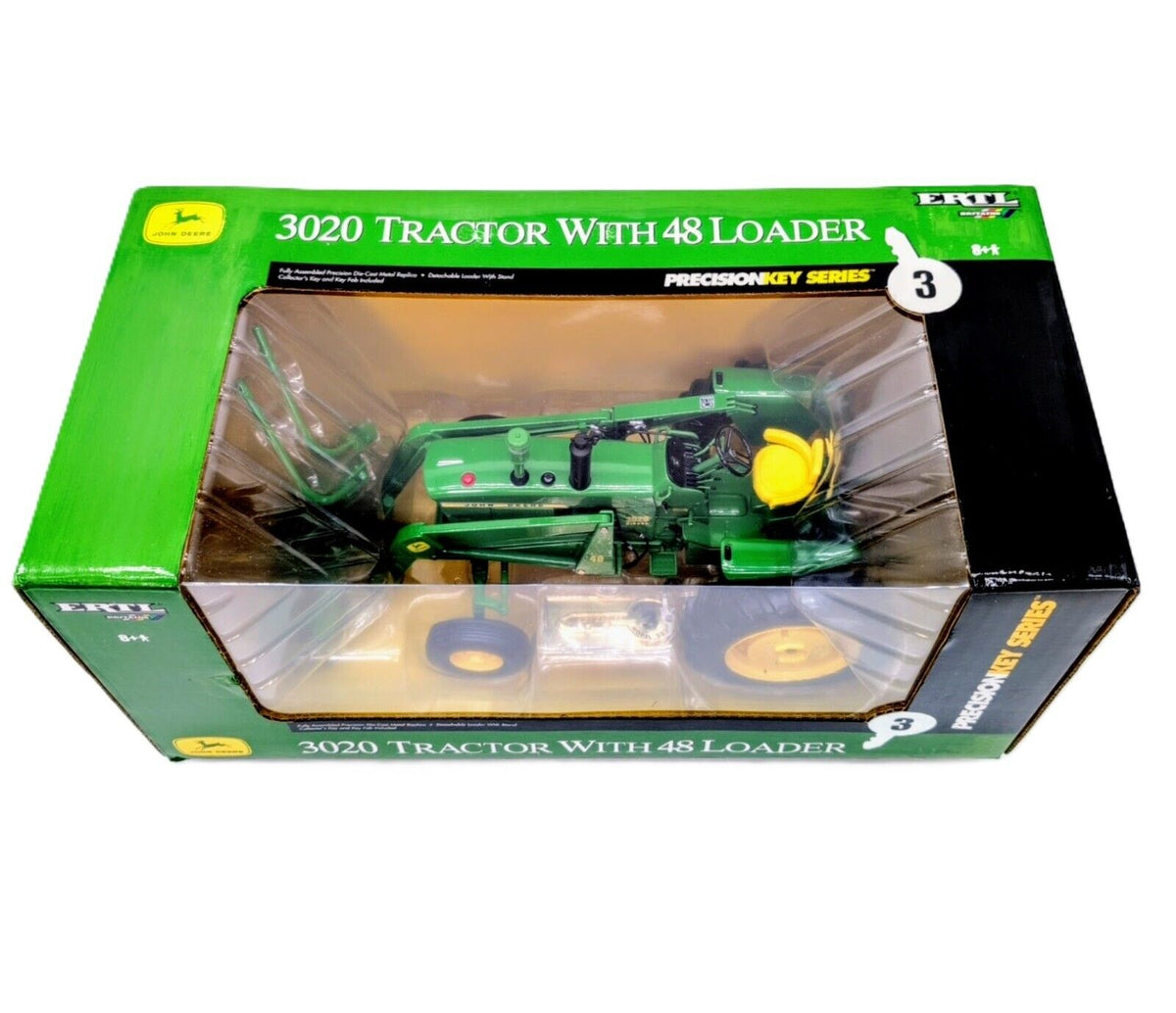 1/16 John Deere 3020 Tractor With #48 Loader Precision Key Series #3 (Read) - Farm Toy