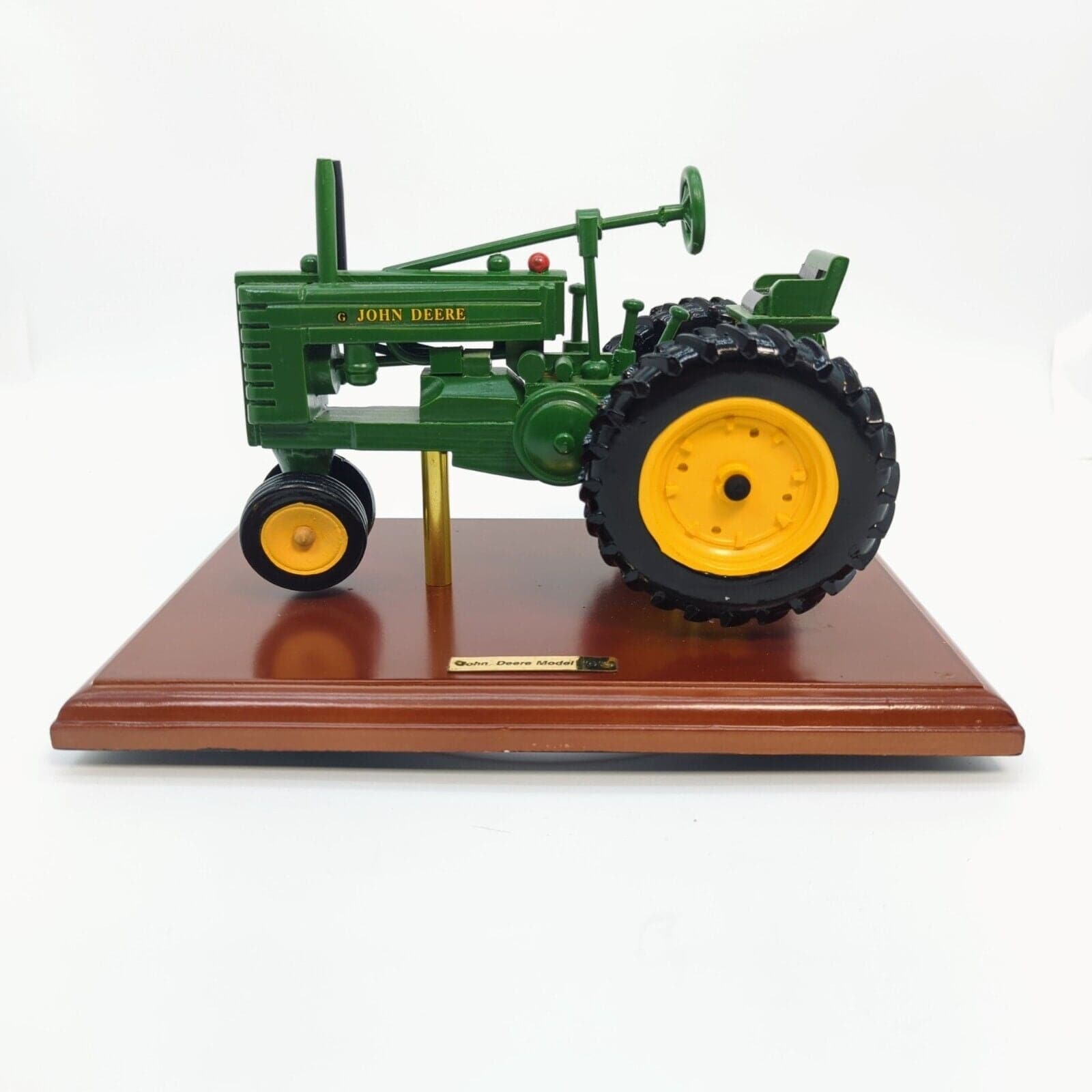 JOHN DEERE MODEL "G" TRACTOR Carved Out of Wood