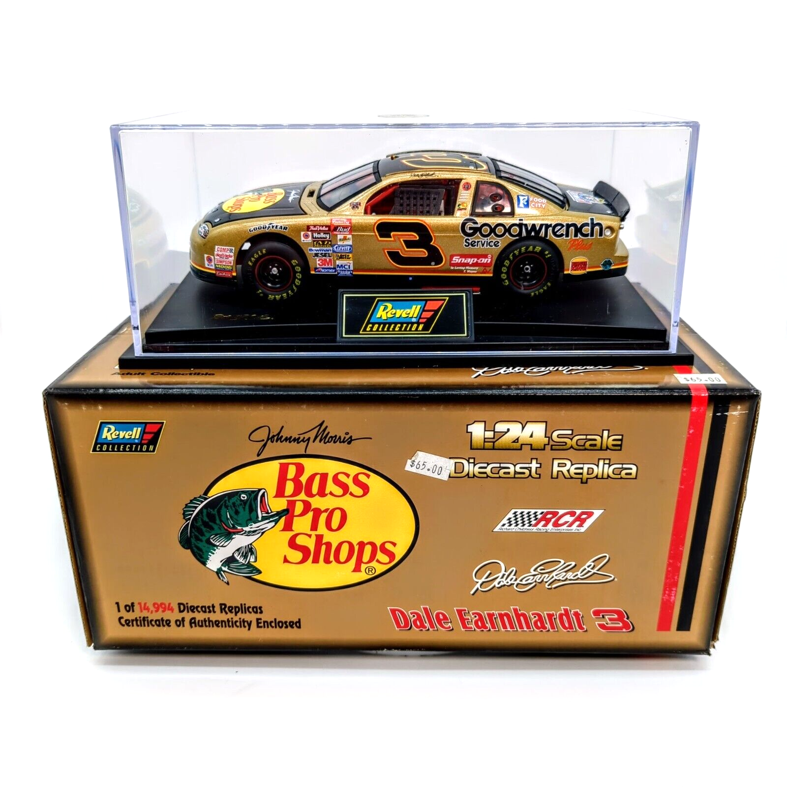 Revell Collection Dale Earnhardt #3 1998 Bass Pro Shops 1/24 Diecast Car.