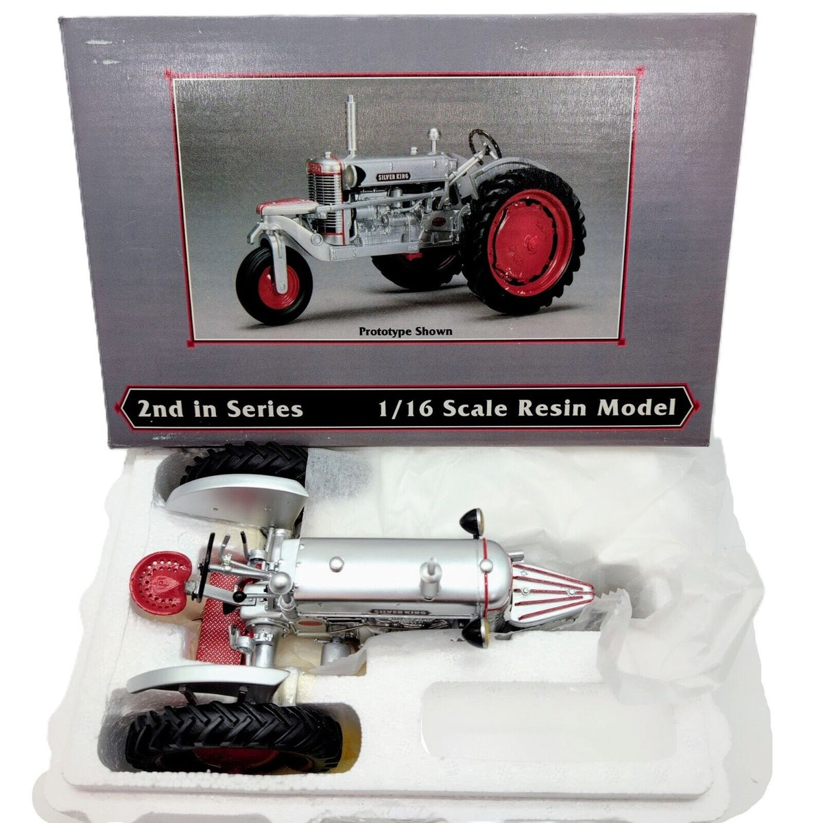 1/16 Silver King Model 41 3 Wheel Tractor With Continental Engine - Farm Toy