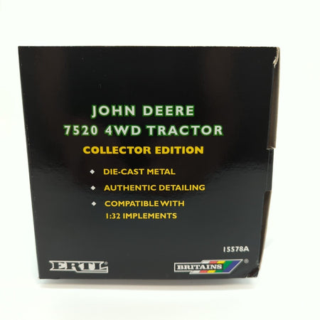 1/32 Ertl John Deere 7520 4wd Tractor With Duals Collector Edition