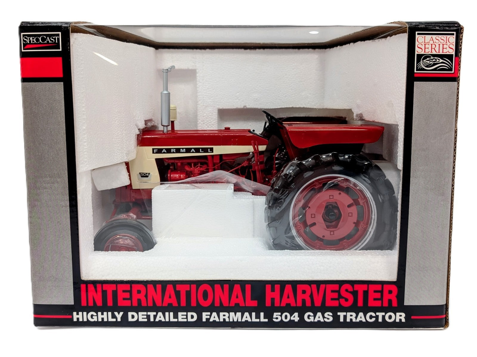 1/16 Farmall 504 Highly Detailed Gas Tractor With Wide Front by SpecCast.