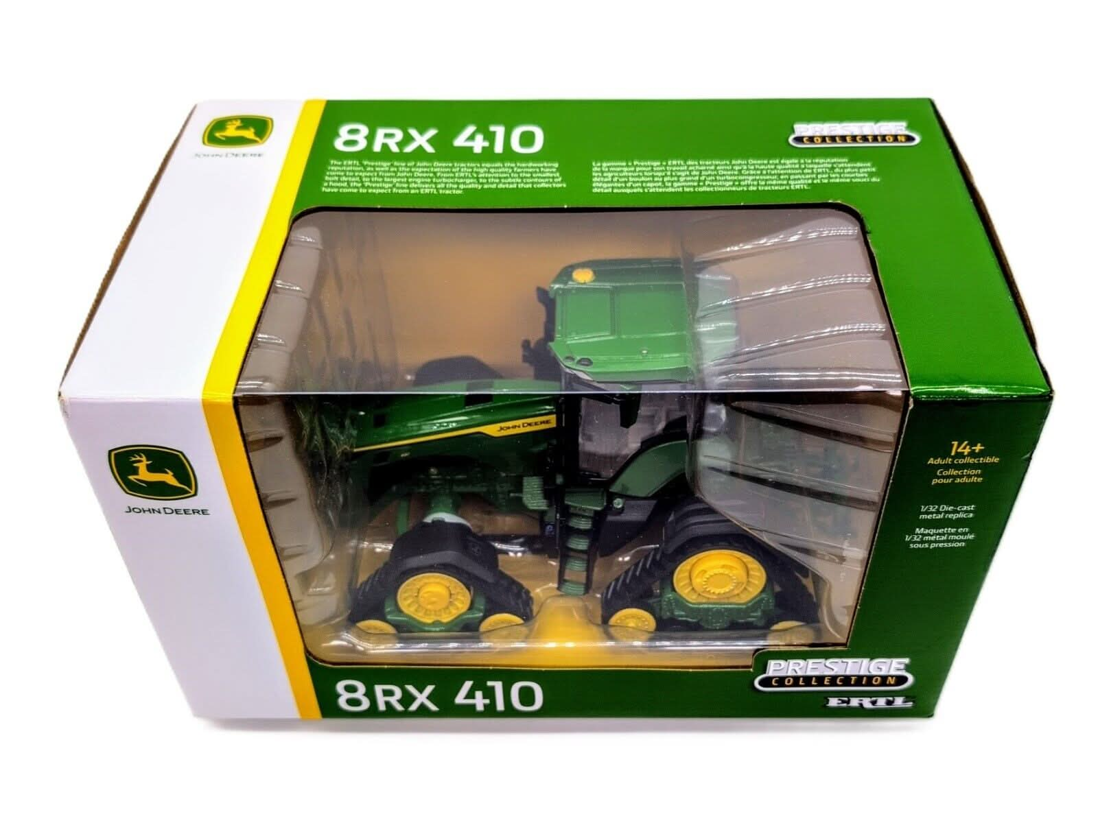 1/32 John Deere 8RX 410 Tracked Tractor, Prestige Edition - Farm Toy Tractor