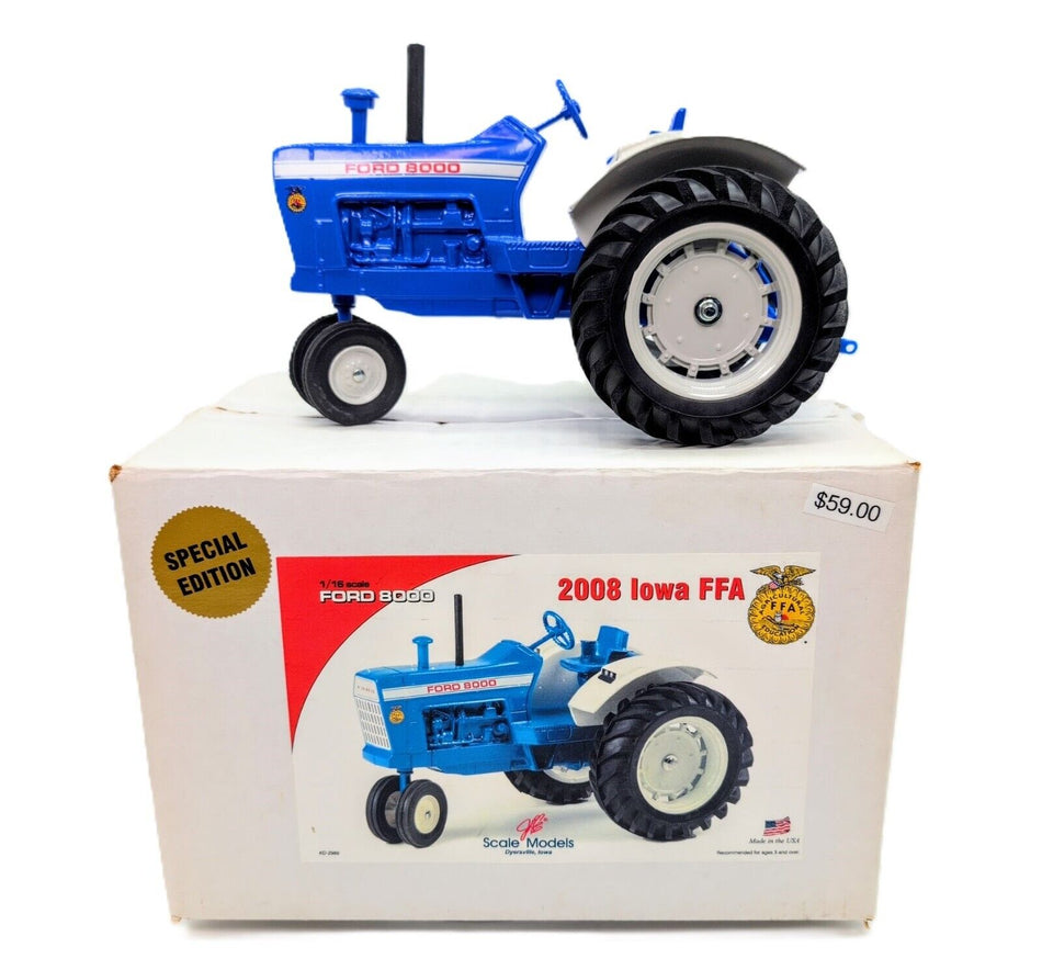 1/16 Ford 8000 Tractor With Narrow Front, 2008 Iowa FFA - Farm Toy Tractor