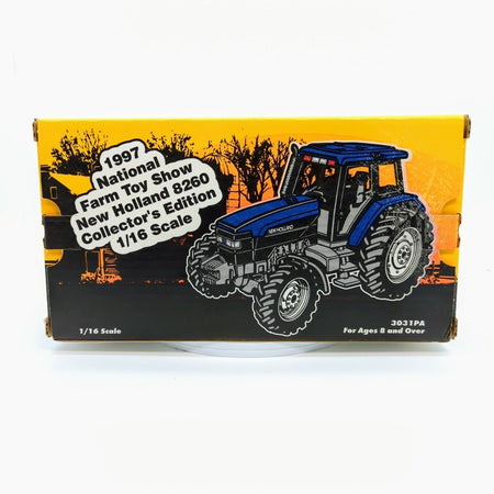 1/16 New Holland 8260 Tractor, 1997 Toy Farmer Show Edition.