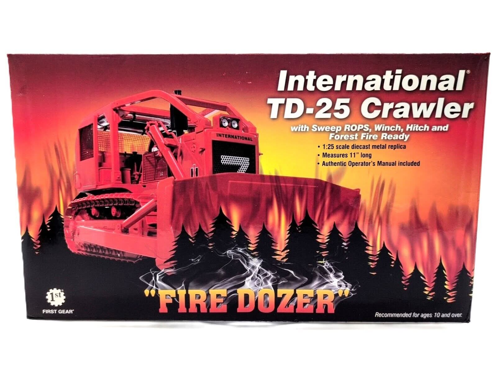 1/25 International TD-25 Fire Dozer Crawler #7 