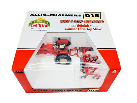 1/16 Allis Chalmers D15 With 4 Row Cultivator, 2008 Summer Farm Toy Show.