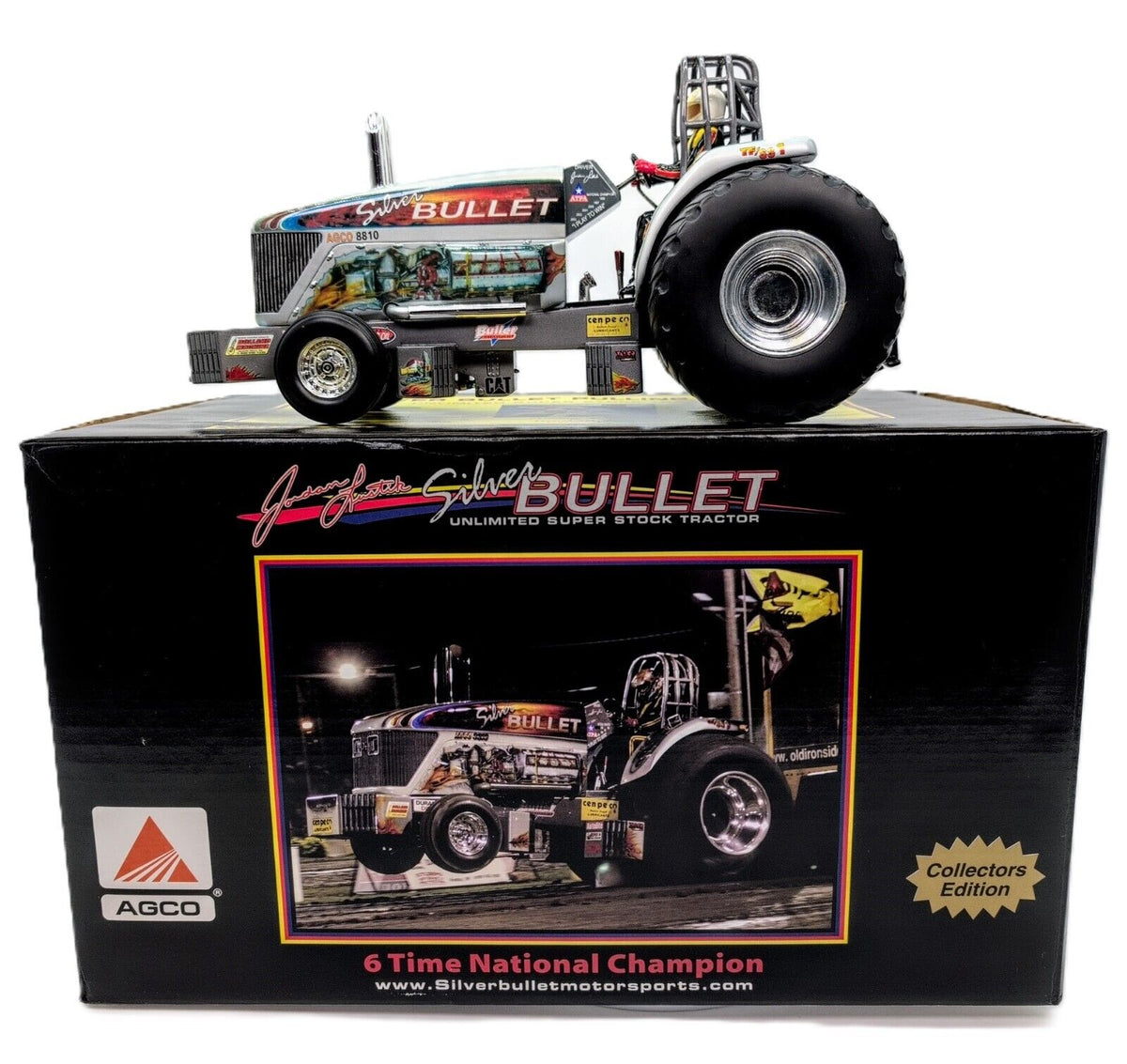 1/16 AGCO Silver Bullet Pulling Tractor, 6 Time Champion - Farm Toy Tractor