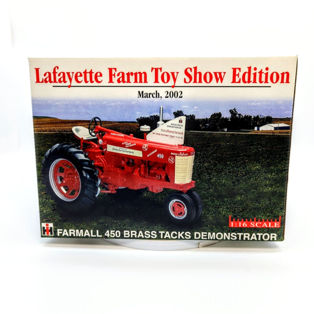 "SpecCast 1/16 Farmall 450 Toy - Demonstrator Model - Brass Tacks Design - SEO Optimized ALT Tag"