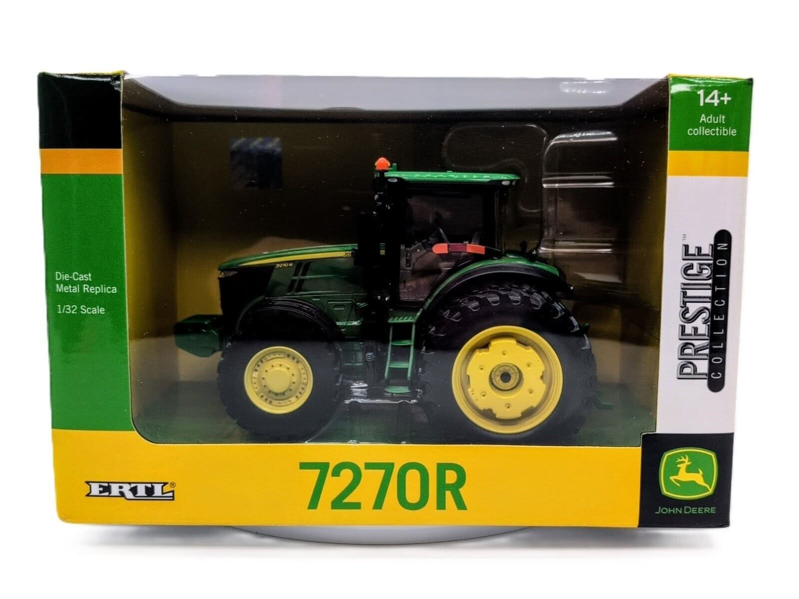 1/32 John Deere 7270R Tractor With Front Wheel Assist & Duals - Farm Toy Tractor