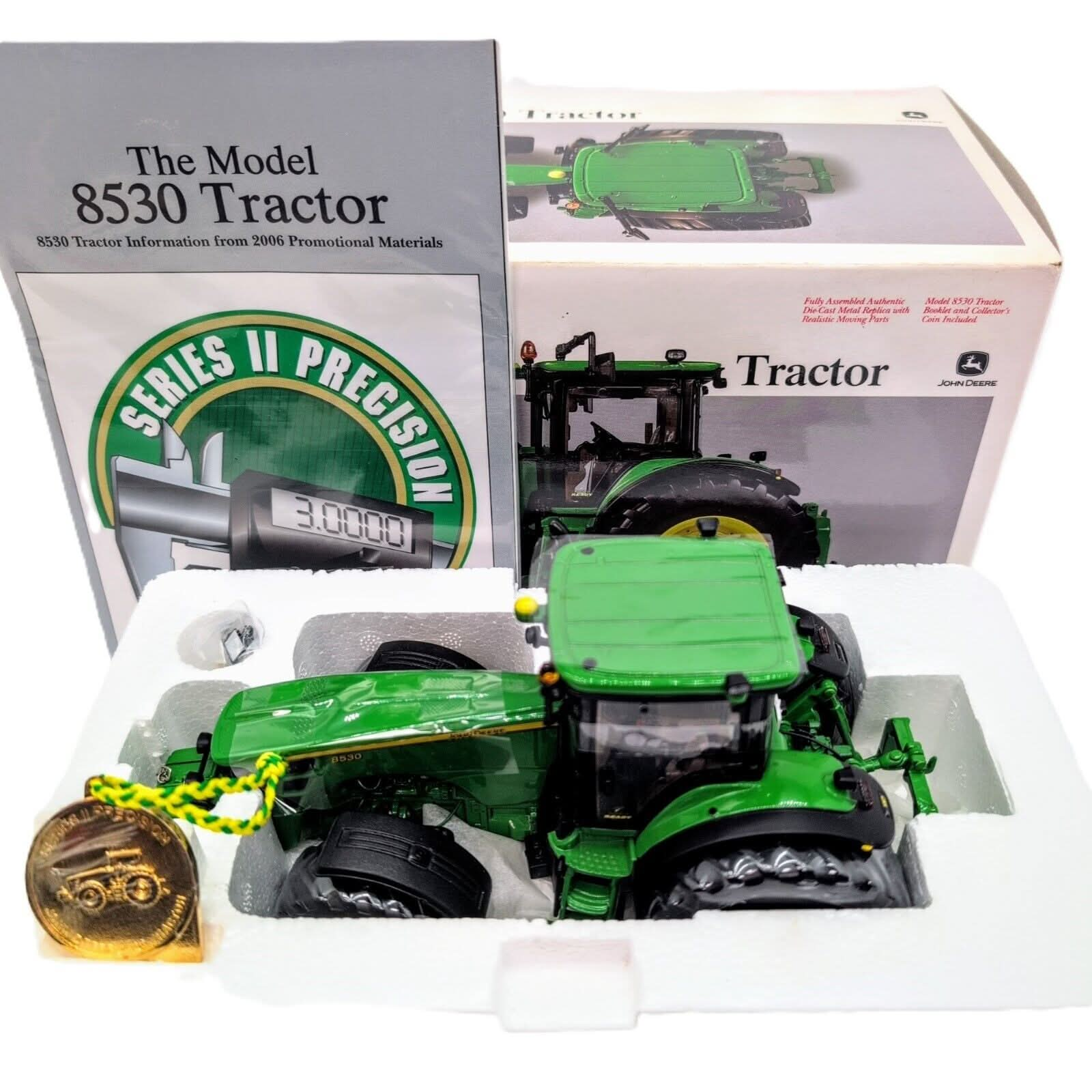 1/32 John Deere 8530 Tractor with Front Wheel Assist, Precision Series - Farm Toy Tractor