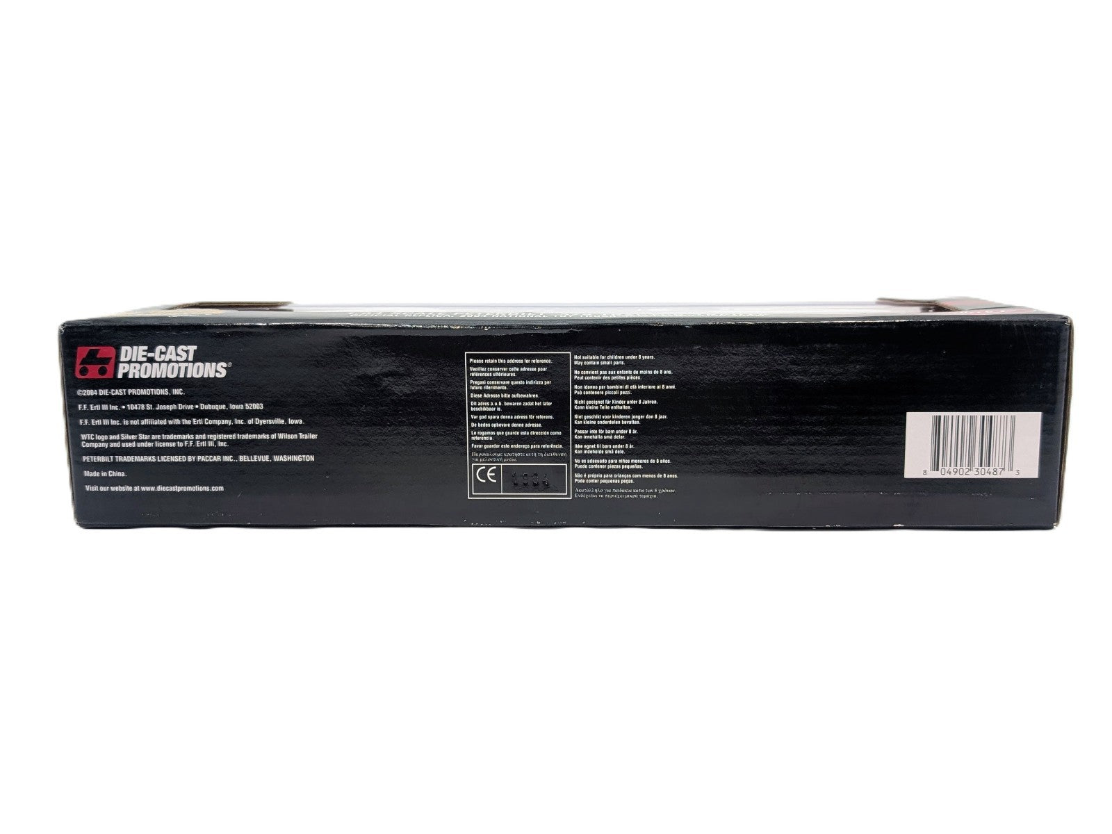 1/64 DCP Peterbilt 379 Truck w/ Livestock Trailer.