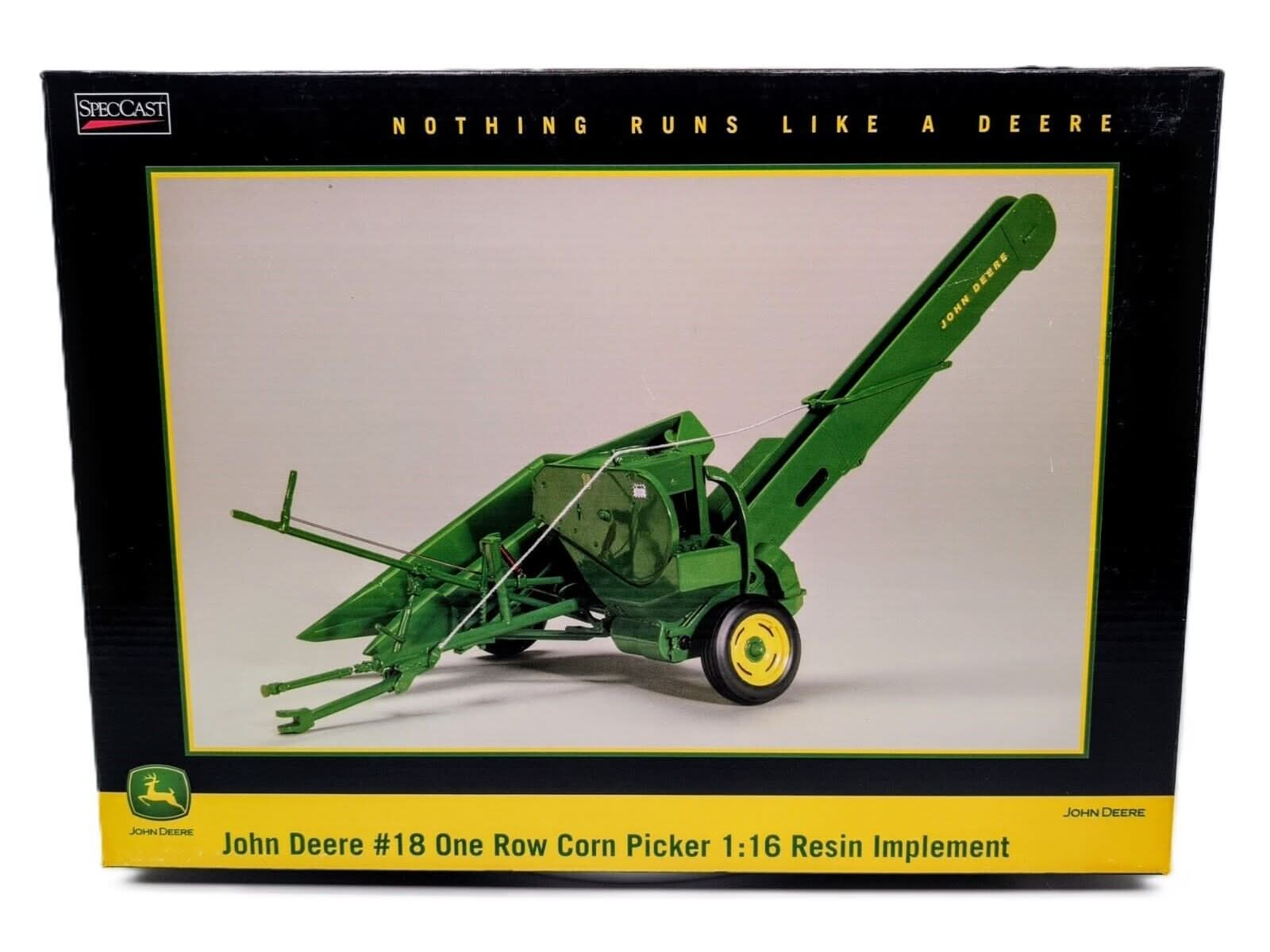 1/16 John Deere #18 One Row Corn Picker OEM Sealed - Farm Toy