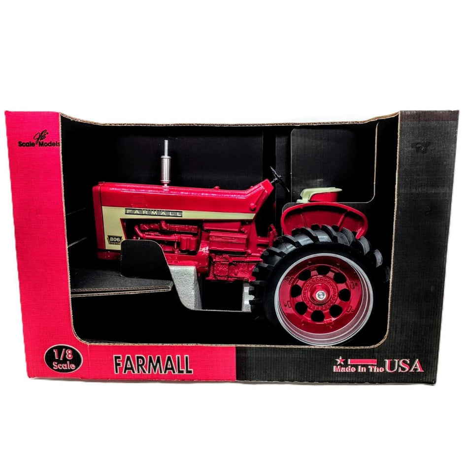 1/8 Farmall 806 NF Tractor w Clam Shell Fenders, Collector Edition- Scale Models