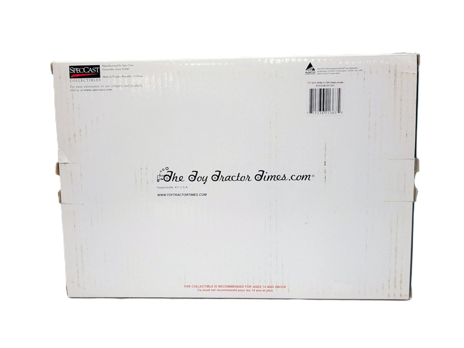 1/16 Minneapolis Moline G-1355 Tractor With Duals, Nebraska Test Tractor #1141.