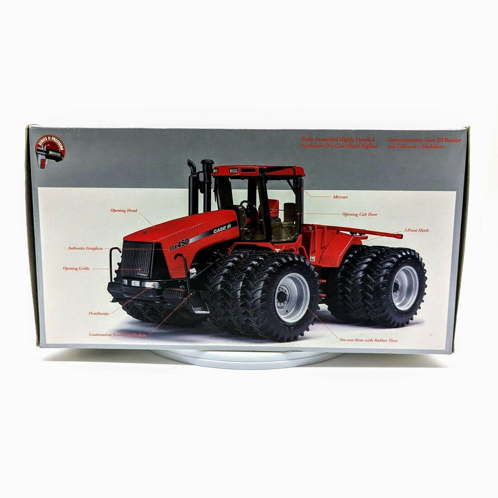 PRECISION 1/32  CASE-IH STEIGER STX 450 4WD/TRIPLES TRACTOR #14102 NIB.