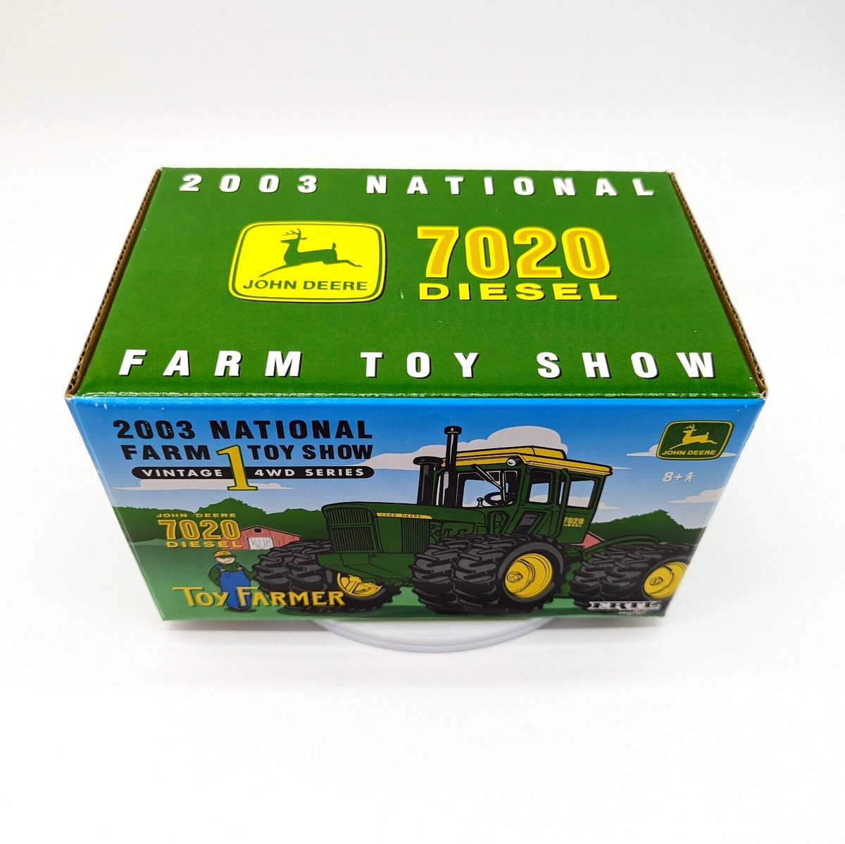 1/32 John Deere 7020 Diesel 4WD Tractor W/ Duals, Toy Farmer Show Edition - Farm Toy Tractor