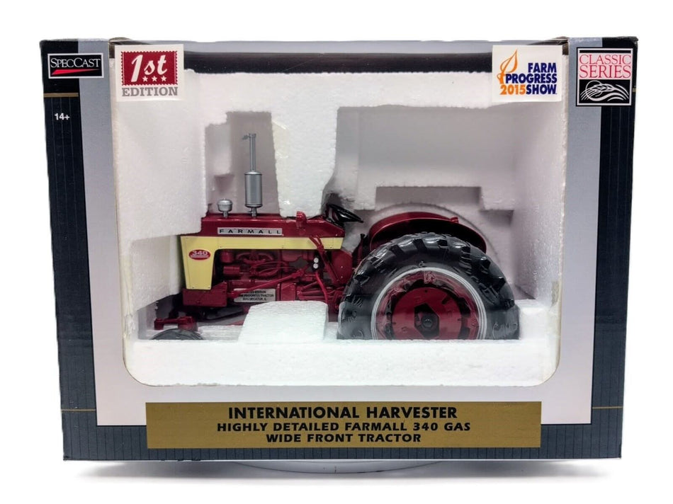 1/16 International Harvester Highly Detailed 340 Gas 1st Edition, 2015 Farm Show - Farm Toy