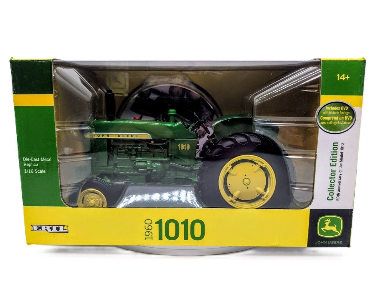 1/16 John Deere 1010 Tractor With Wide Front, Collector Edition - Farm Toy